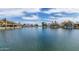 Beautiful waterfront community with boat docks, mature landscaping, and large homes at 1214 W Sand Dune Dr, Gilbert, AZ 85233