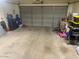 Spacious garage with a rolling door and ample storage and room for two cars at 1219 E Avenida Isabela --, Casa Grande, AZ 85122