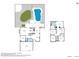 Detailed floor plan showcasing the layout of a home with a pool and multiple bedrooms at 1405 S Honeysuckle Cir, Gilbert, AZ 85296