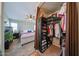 Bedroom with carpet and walk-in closet with shoe storage at 16036 W Desert Bloom St, Goodyear, AZ 85338