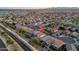 Home is pinpointed via an aerial view within a well-planned community near a highway at 22259 N 102Nd Ln, Peoria, AZ 85383