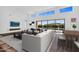 Modern living room with pool views and comfortable seating area at 24138 S 220Th St, Queen Creek, AZ 85142