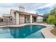 A refreshing pool surrounded by a secure fence and inviting outdoor space at 2709 E Vista Dr, Phoenix, AZ 85032