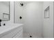 Modern walk-in shower featuring a shower niche and stylish tile at 2994 E Mahogany Pl, Chandler, AZ 85249