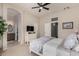Spacious main bedroom with an en-suite bathroom and large closet space at 3460 N Stone Gully St, Mesa, AZ 85207