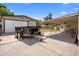 Large garage and an expansive covered area perfect for storage or outdoor projects at 439 N Cherry --, Mesa, AZ 85201