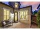 Elegant front entrance featuring an ornate wrought iron door and ample natural light at 4519 N 29Th Way, Phoenix, AZ 85016