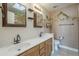 Bathroom featuring dual vanity sinks and lots of counter space at 533 N Cobblestone St, Gilbert, AZ 85234