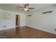 Bedroom featuring a view to an adjacent bathroom at 533 N Cobblestone St, Gilbert, AZ 85234