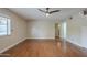 This living room features wood floors and an open layout at 533 N Cobblestone St, Gilbert, AZ 85234