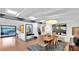 Bright dining area featuring modern art, neutral decor and an open floor plan at 5714 N 11Th St, Phoenix, AZ 85014