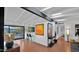 Open-concept view of kitchen and Gathering room in a bright, modern home at 5714 N 11Th St, Phoenix, AZ 85014
