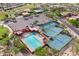 Community amenities including pool, pickleball court, tennis court, and parking at 6145 E Snowdon St, Mesa, AZ 85215