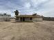 Large backyard with a covered patio and gravel landscape at 6842 S 42Nd Pl, Phoenix, AZ 85042