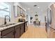 Bright kitchen featuring updated cabinets, stainless steel appliances, and an open layout perfect for entertaining at 6923 E Hubbell St, Scottsdale, AZ 85257