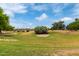 Expansive community park featuring lush green grass, mature trees, and walking paths at 8500 E Southern Ave # 550, Mesa, AZ 85209