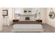 A cozy bedroom with decor, soft carpet, view to the bathroom and a serene ambiance at 8500 E Southern Ave # 550, Mesa, AZ 85209