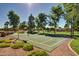 Community basketball court area with trees and natural landscaping surrounding the court at 1008 W Heatherwood St, San Tan Valley, AZ 85140