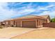 Attractive single-story home features a tile roof, three-car garage, and a low-maintenance yard at 10535 W San Miguel Ave, Glendale, AZ 85307