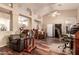 Comfortable living space featuring hardwood floors and an open floor plan at 10535 W San Miguel Ave, Glendale, AZ 85307