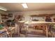 Organized workshop space with multiple workbenches and tools for various projects at 10535 W San Miguel Ave, Glendale, AZ 85307
