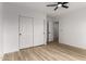 Bedroom with a double closet for storage space at 10625 E Bramble Ave, Mesa, AZ 85208