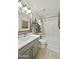 Bathroom with a vanity, toilet, and shower-tub combination at 11430 N 109Th St, Scottsdale, AZ 85259