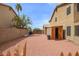 Backyard featuring gravel and a shed, offering a practical and versatile space at 12325 W Canterbury Dr, El Mirage, AZ 85335