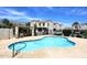 Community pool in front of the condos at 15801 N 29Th N St # 20, Phoenix, AZ 85032