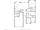 Detailed floor plan showcasing the layout of the home, including bedrooms, living spaces, and kitchen at 16158 W Coronado Rd, Goodyear, AZ 85395