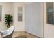 View of the sliding glass door with white blinds at 16158 W Coronado Rd, Goodyear, AZ 85395