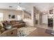 Comfortable living area showcasing an open layout with easy access to the kitchen and entry at 1634 E Harwell Rd, Phoenix, AZ 85042