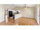 Open concept kitchen and living room perfect for entertaining guests at 20428 N 32Nd Ln, Phoenix, AZ 85027