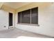 Covered patio has a door to the interior, features a large screened window, and is perfect for outdoor living at 21104 E Poco Calle --, Queen Creek, AZ 85142