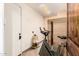 Exercise room with stationary bike and dry sauna at 23465 S 202Nd St, Queen Creek, AZ 85142