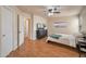 Inviting bedroom with ample closet space, natural light, and neutral decor at 2366 E Spruce Dr, Chandler, AZ 85286