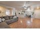 Spacious living area showcasing an open floor plan and natural light throughout at 2366 E Spruce Dr, Chandler, AZ 85286