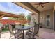 Charming outdoor patio with gazebo, perfect for entertaining guests or relaxing and enjoying the outdoor scenery at 2605 S Quaintance St, Gilbert, AZ 85295