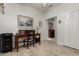 Home office featuring a wood desk, tile flooring, and lots of natural light at 321 W Brooks St, Gilbert, AZ 85233