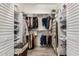Well-organized walk-in closet with ample storage and a variety of shelving options at 321 W Brooks St, Gilbert, AZ 85233