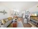 Spacious open concept living room with hardwood flooring and recessed lighting at 3737 E Turney Ave # 206, Phoenix, AZ 85018