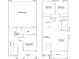 Layout of this home showcases the bedrooms, bathrooms, garage, laundry, and kitchen at 4063 E Amoroso Dr, Gilbert, AZ 85296