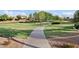 Lush green space featuring walking path, ideal for relaxing strolls and enjoying the outdoors at 41138 N Soap Berry St, Queen Creek, AZ 85140