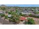 This aerial view captures the well-maintained neighborhood and its proximity to local amenities at 8140 E Mitchell Dr, Scottsdale, AZ 85251
