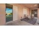 Covered patio perfect for outdoor dining and relaxation at 9622 S 46Th Ln, Laveen, AZ 85339