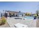 Well-maintained backyard with a pool, lounge chairs, and patio perfect for entertaining at 1003 E Marigold Ln, Tempe, AZ 85288
