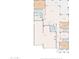 Detailed floor plan featuring the room dimensions of a home's bedrooms, bathrooms, living room, kitchen and garage at 11334 S 52Nd Ln, Laveen, AZ 85339