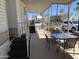 Covered patio with outdoor seating, ideal for enjoying the Arizona weather at 1226 S Seneca Dr, Apache Junction, AZ 85119
