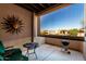 Cozy patio with outdoor seating and a grill, perfect for relaxing and entertaining at 16626 E Westby Dr # 108, Fountain Hills, AZ 85268