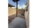 A partially brick backyard with plenty of room at 170 E Guadalupe Rd # 173, Gilbert, AZ 85234